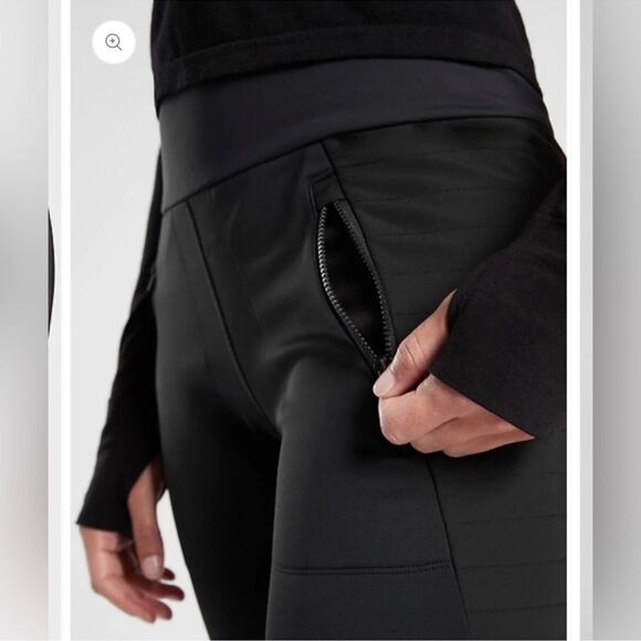 Athleta Peak Hybrid Fleece Tight Black SP - Picture 6 of 14